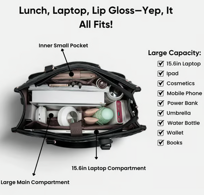 2-in-1-Kombination aus Tragetasche und Lunchbag