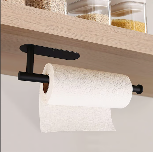 Premium Rollenhalter Edelstahl - Elegant & Kein Bohren