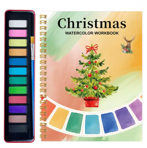 Aquarell Malbuch für Anfänger - Ruhe, Farben & Kunst