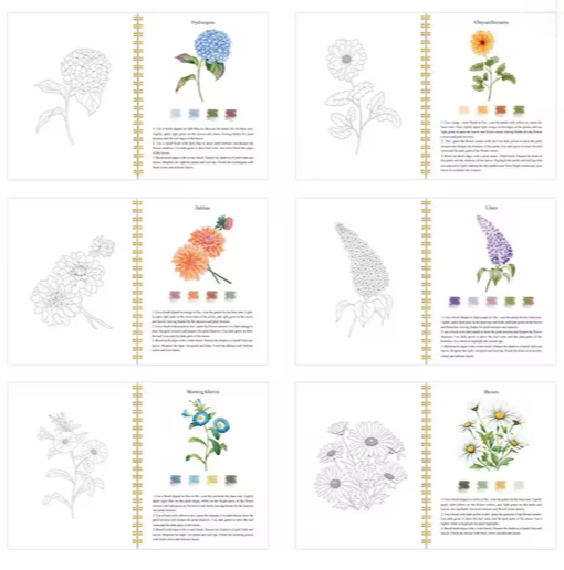 Aquarell Malbuch für Anfänger - Ruhe, Farben & Kunst