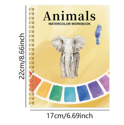 Aquarell Malbuch für Anfänger - Ruhe, Farben & Kunst