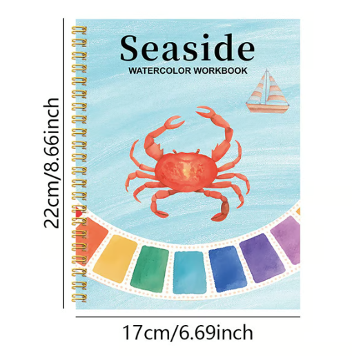 Aquarell Malbuch für Anfänger - Ruhe, Farben & Kunst