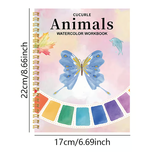 Aquarell Malbuch für Anfänger - Ruhe, Farben & Kunst