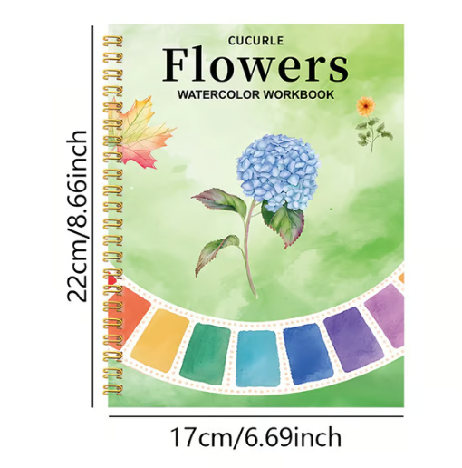 Aquarell Malbuch für Anfänger - Ruhe, Farben & Kunst