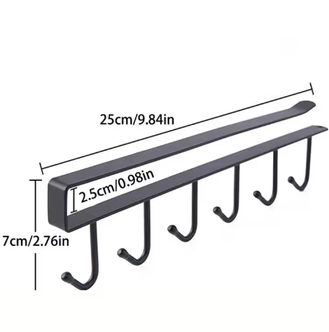 Schrankhaken Leiste 2 Stück - Einfach und Stark