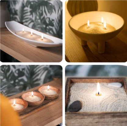 VitaLicht Sandkerzep - Natürlich und Langlebig