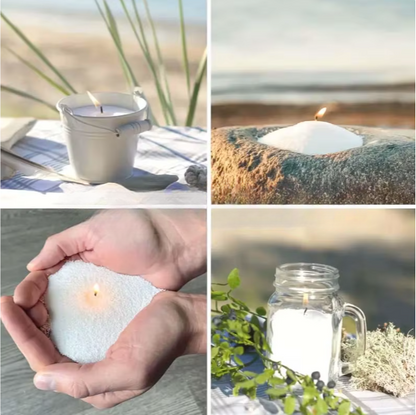 VitaLicht Sandkerzep - Natürlich und Langlebig
