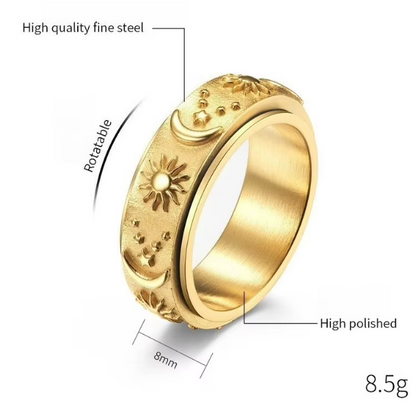 Himmel Fidget Spinner Ring