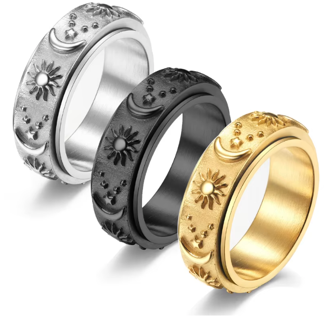 Himmel Fidget Spinner Ring