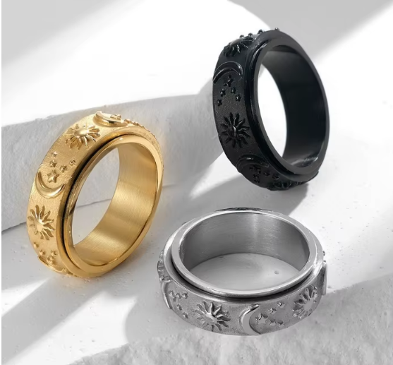 Himmel Fidget Spinner Ring