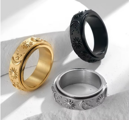 Himmel Fidget Spinner Ring