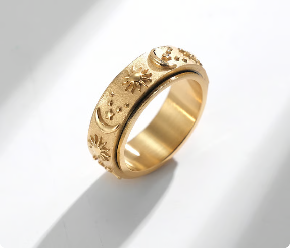 Himmel Fidget Spinner Ring