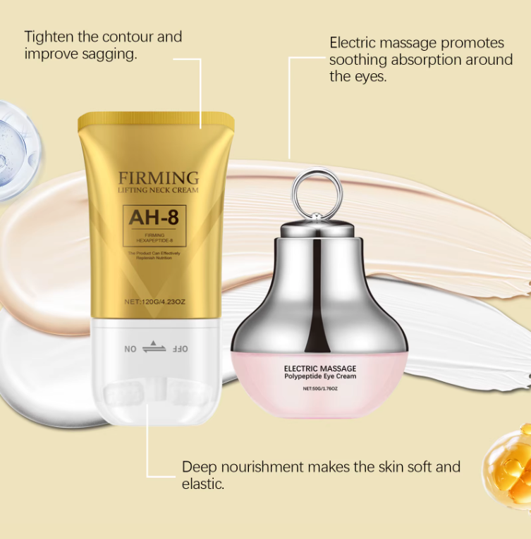 Premium Hals- & Augenpflege - Strafft, Glättet, Hydriert