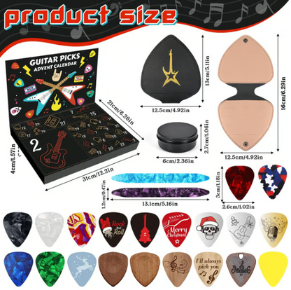 Gitarrenplektren - Adventskalender 2025
