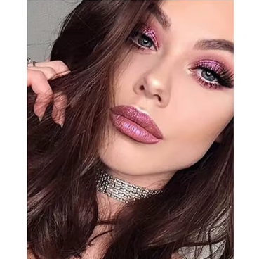 Metallischer flüssiger Diamantglitzer-Lippenstift