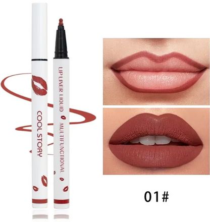 Langlebiger flüssiger Lippenkonturenstift