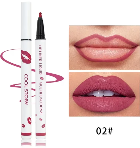 Langlebiger flüssiger Lippenkonturenstift