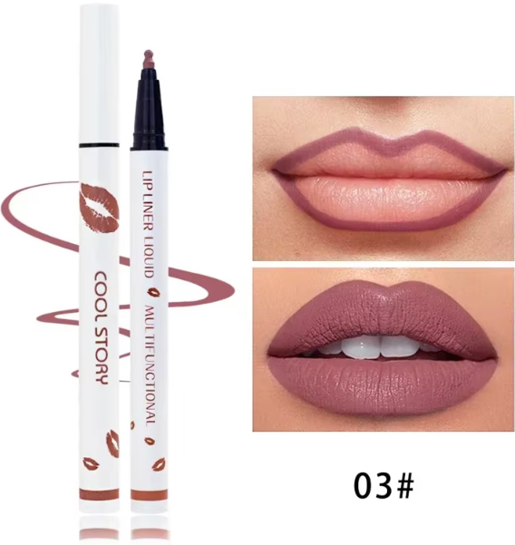 Langlebiger flüssiger Lippenkonturenstift
