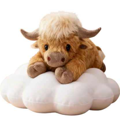 Gewichtete Kuh-Plüschfigur