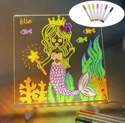 LED Kreativ Zeichenbrett - Leuchtet & Inspiriert