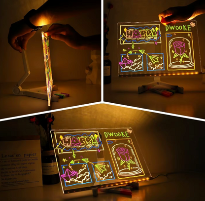 LED Kreativ Zeichenbrett - Leuchtet & Inspiriert