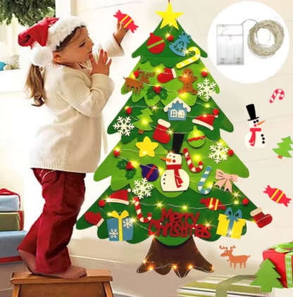 DIY Filz Weihnachtsbaum - Kinderfreundlich & Sicher