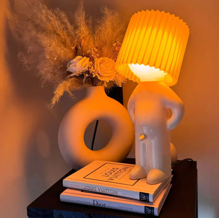 Freche Mann Lampe - Humor, Stil & Blickfang