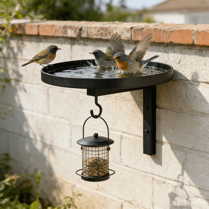 Plumora – Wandvogelbad mit Futterhaken