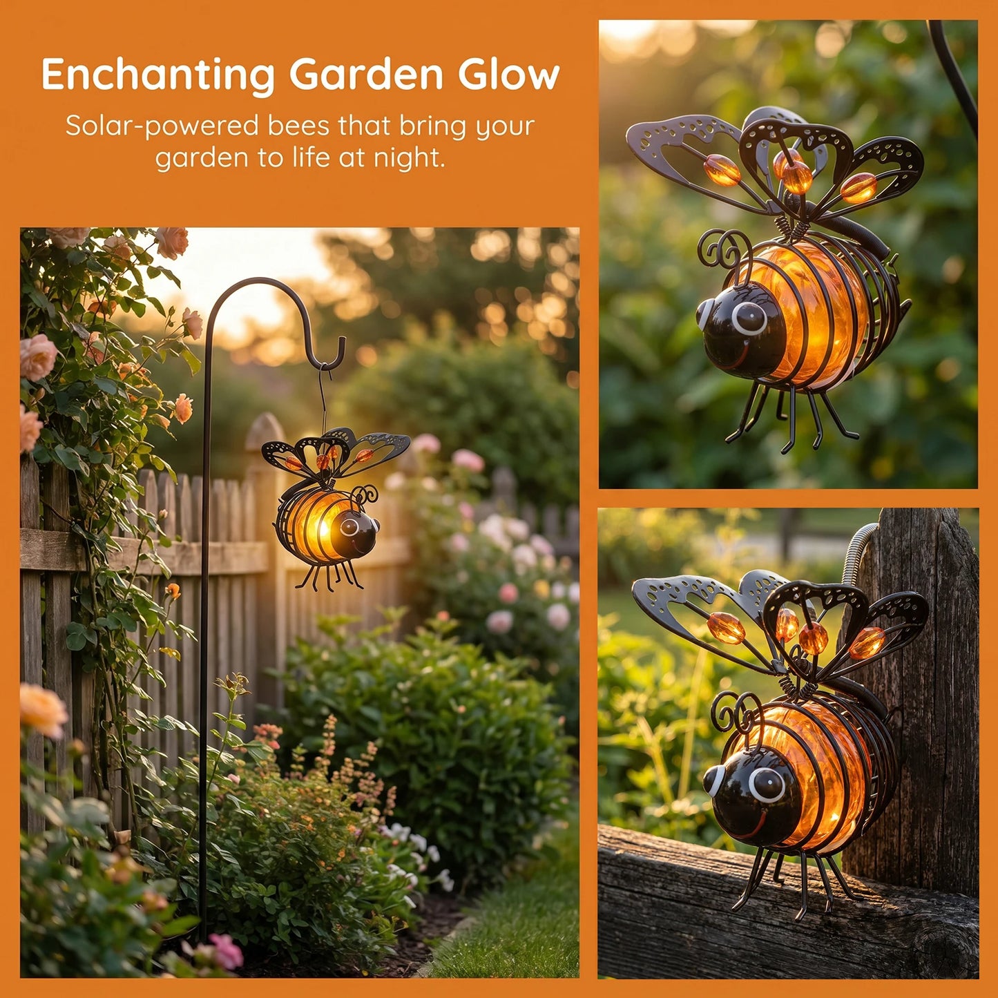 CharmLight™ – LED Gartenfigur mit Vintage-Charme
