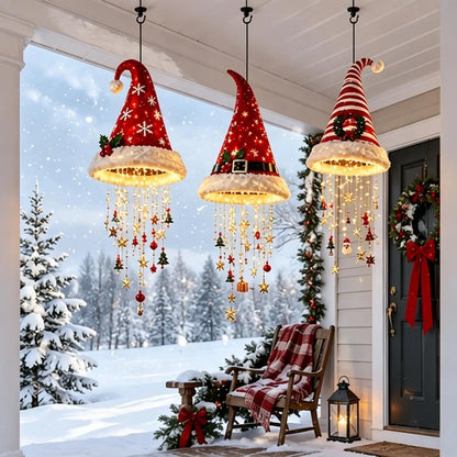 Festivo – LED-Weihnachtsmützen-Hängeleuchte