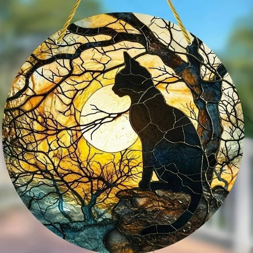 VividGlass – Handgefertigter Buntglas-Sonnenfänger