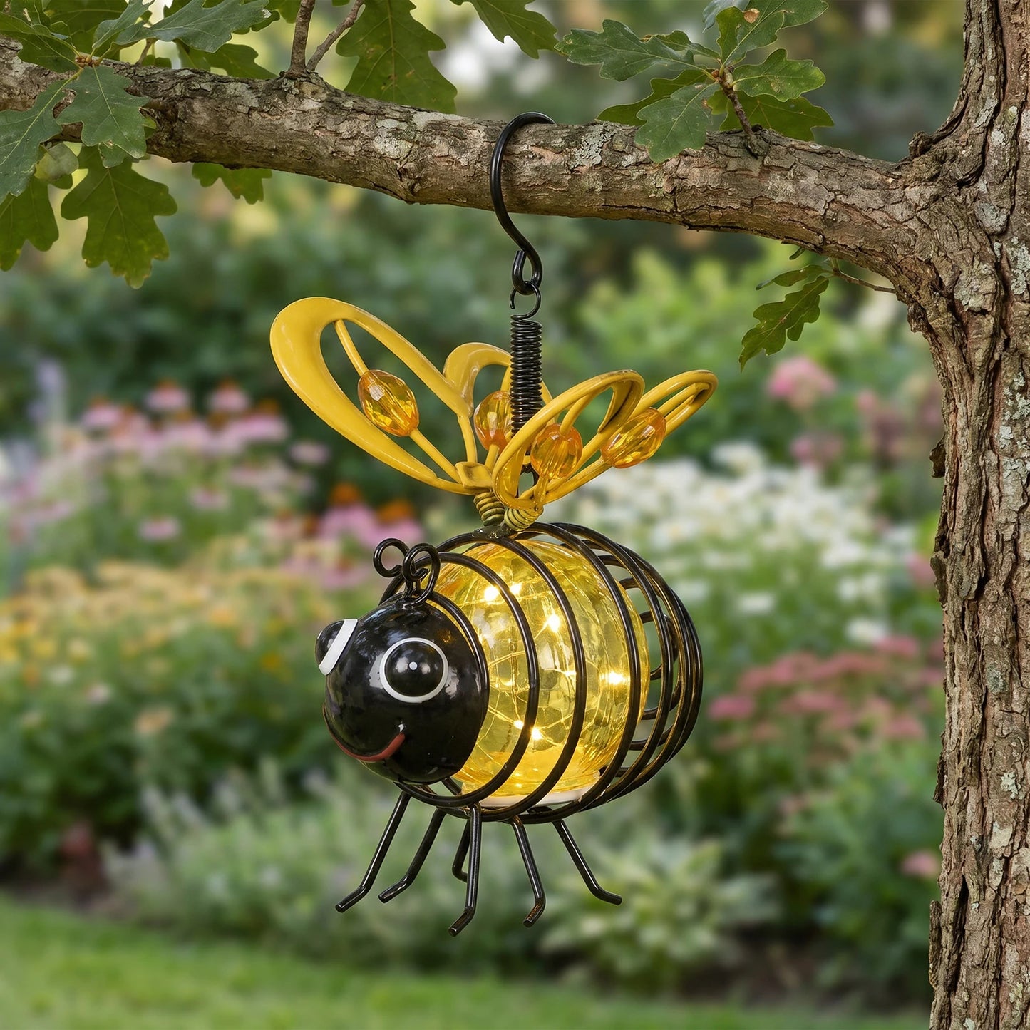 CharmLight™ – LED Gartenfigur mit Vintage-Charme