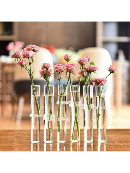FlexiFlora – Modulare Scharnier-Vase aus Kristallglas