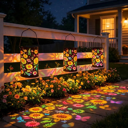 BloomLight™ – Die Kunstvolle Sonnenblumen-Solar-Laterne