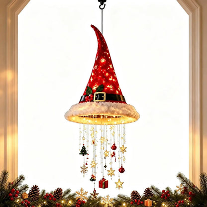 Festivo – LED-Weihnachtsmützen-Hängeleuchte