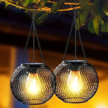 VintageGlow™ – Retro-Solar-Laterne aus Metall