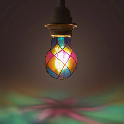 MosaicGlow – Glas-in-Bleiglas LED-Birne