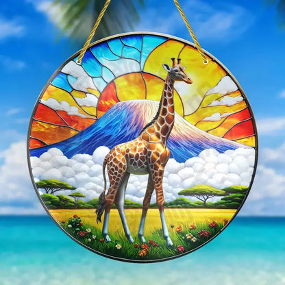 VividGlass – Handgefertigter Buntglas-Sonnenfänger