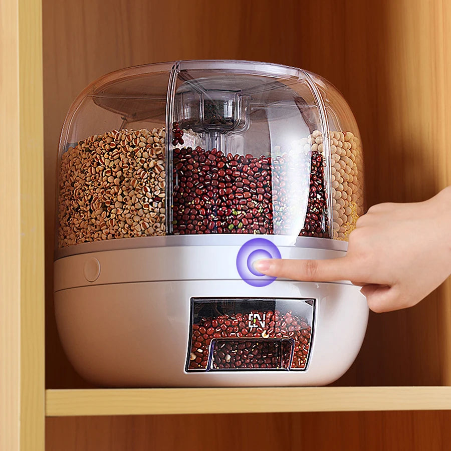 RotatorStore 360 – Intelligenter 6-Fach Getreide-Dispenser