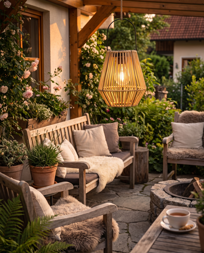 Solera – sfeerbeeld op terras en in tuin