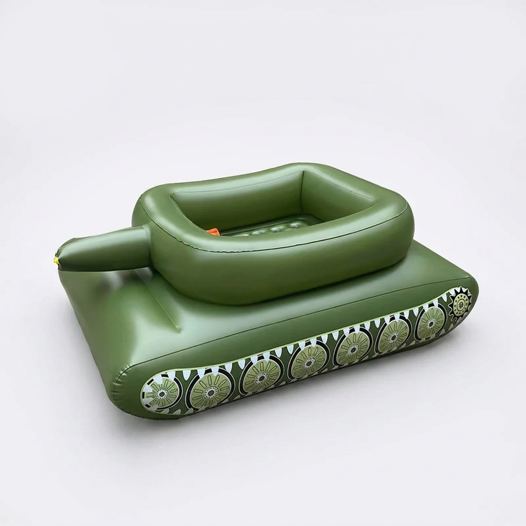 Tankido – Pool-Tank in voller Ansicht