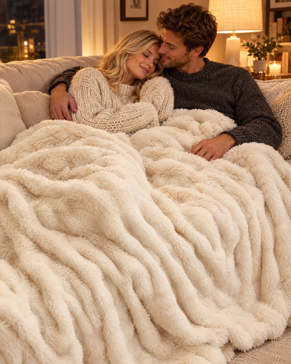 Kuschela Wohndecke - gemütlicher Abend auf dem Sofa mit Partner