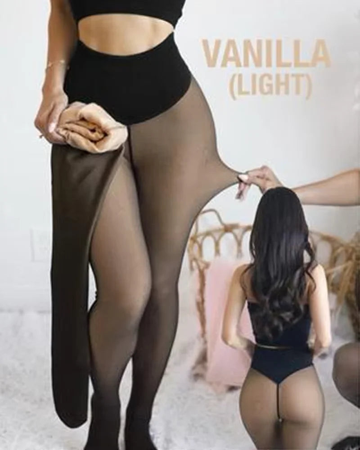 ShapeLuxe Fleece-Thermo-Leggings Farbe Vanilla (Light)